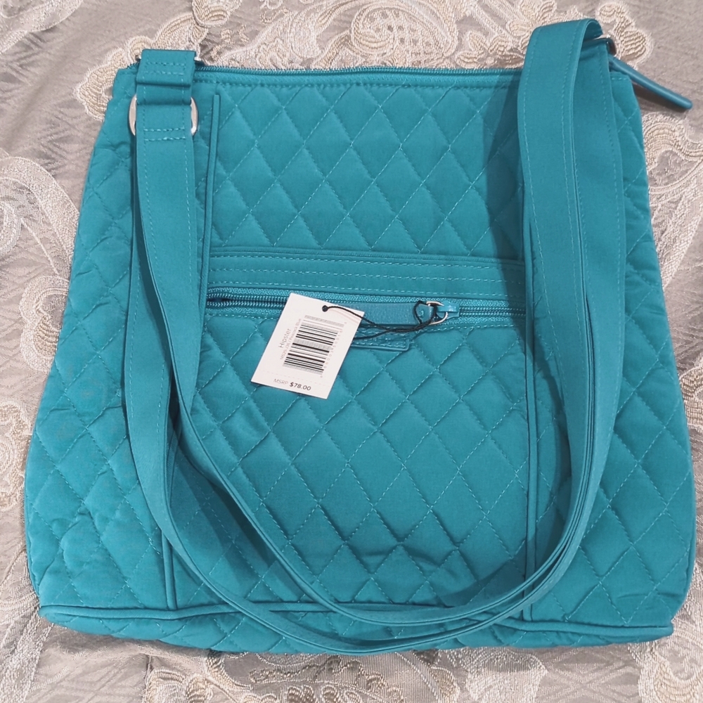Vera Bradley hipster bag, peacock blue